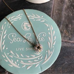 Spartina Necklace Gold Urchin